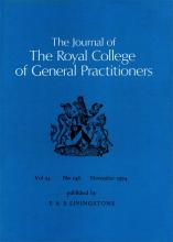 The Journal of the Royal College of General Practitioners: 24 (Suppl 2)