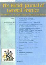 British Journal of General Practice: 40 (332)